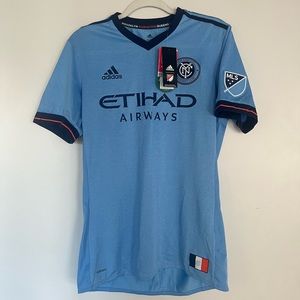 NEW YORK CITY FOOTBALL CLUB Adidas Soccer Jersey - Size Medium - NYCFC MLS Shirt